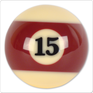 RBSAP_15 Super Aramith Pro Replacement Ball – #15 | Golden Break Billiards